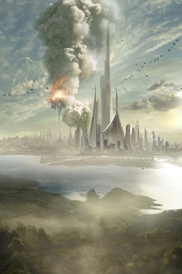 Дым в мегаполисе будущего