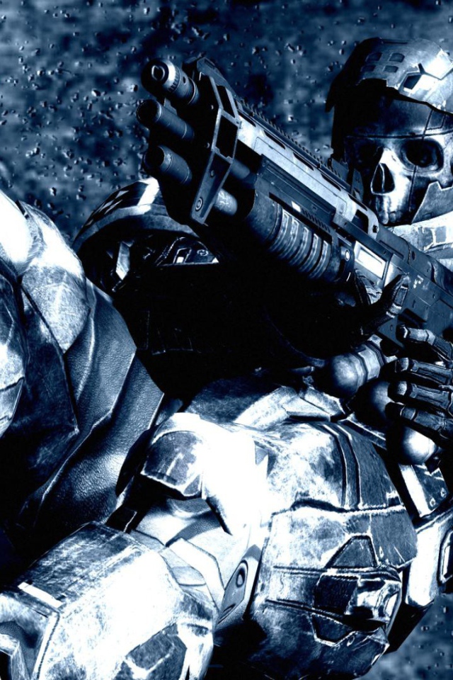 Замерзший солдат космического спецназа