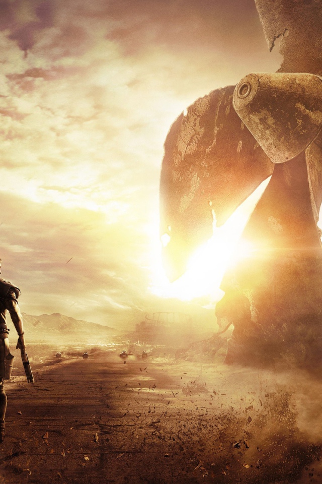 Сталкер на дне высохшего моря