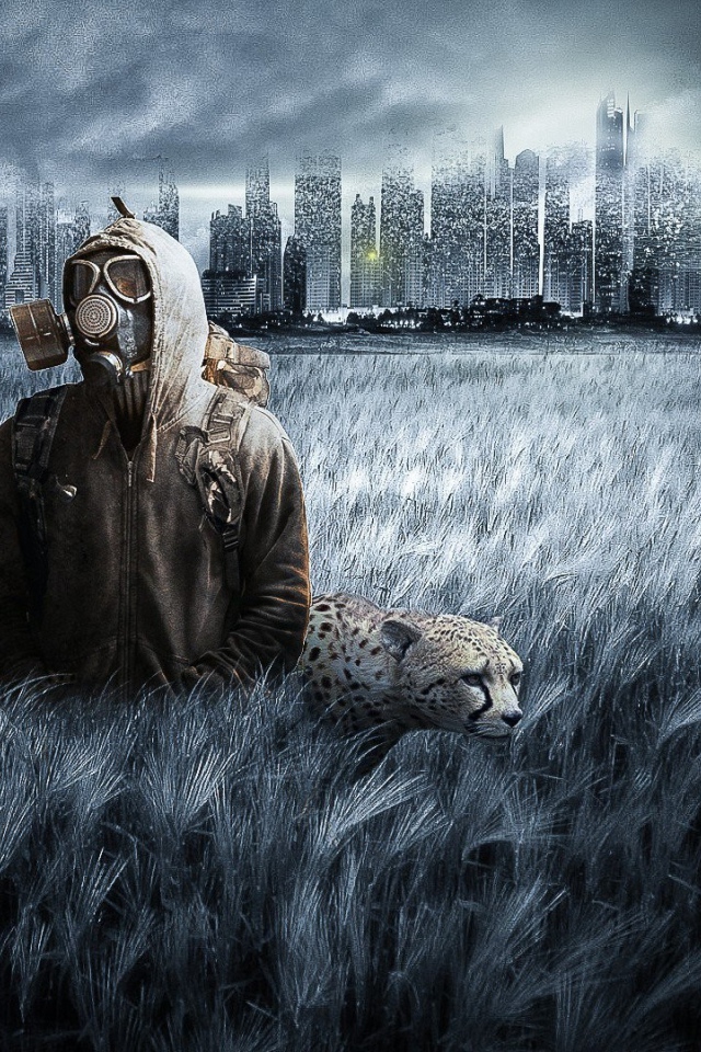 Сталкер с леопардом