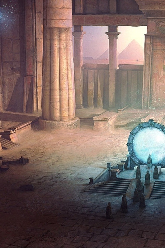 Звездные врата в древнем храме