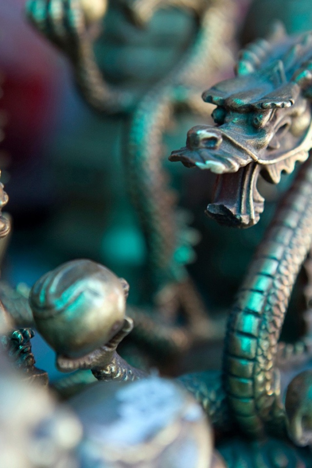 Статуэтки китайских драконов