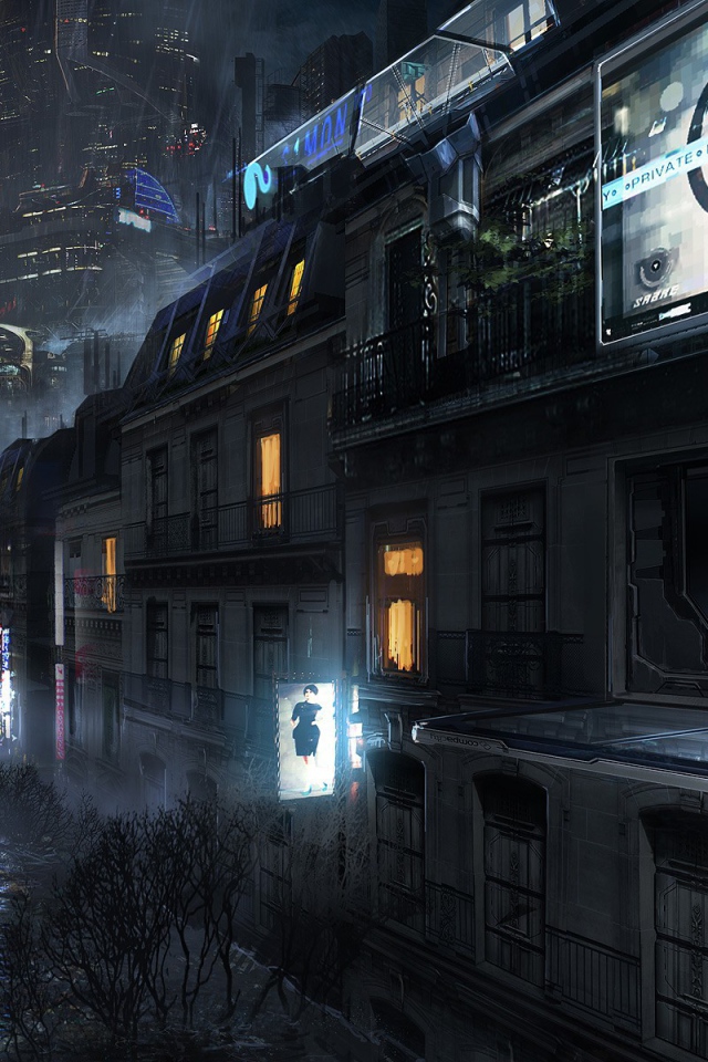 Пригород в мире будущего