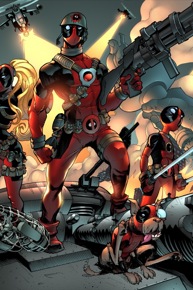 Супергерои из комикса Дэдпул