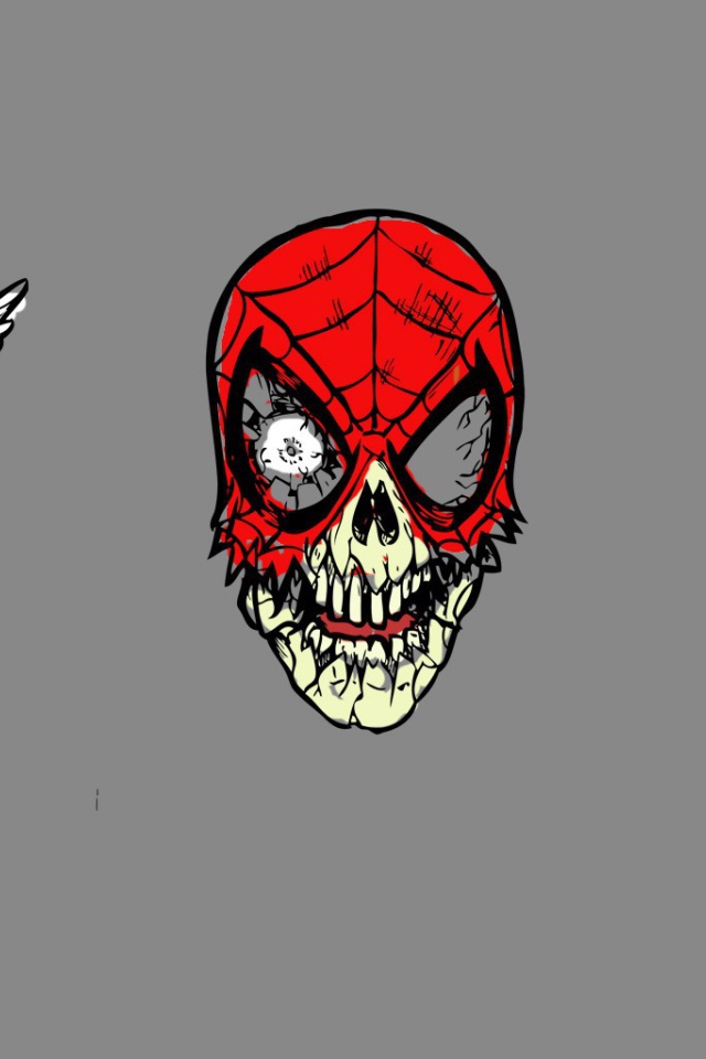 Супергерои зомби, серый фон