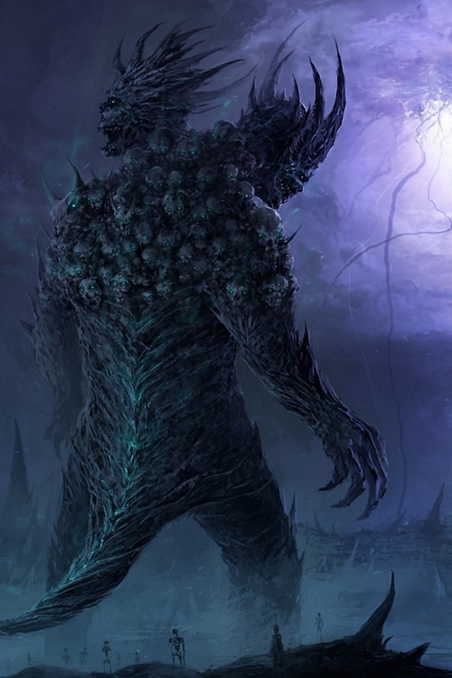 Хвостатый двуголовый монстр