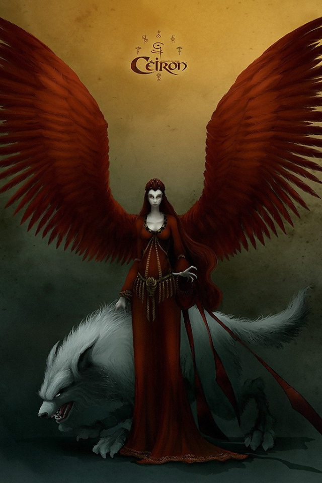 Ангел и белый волк