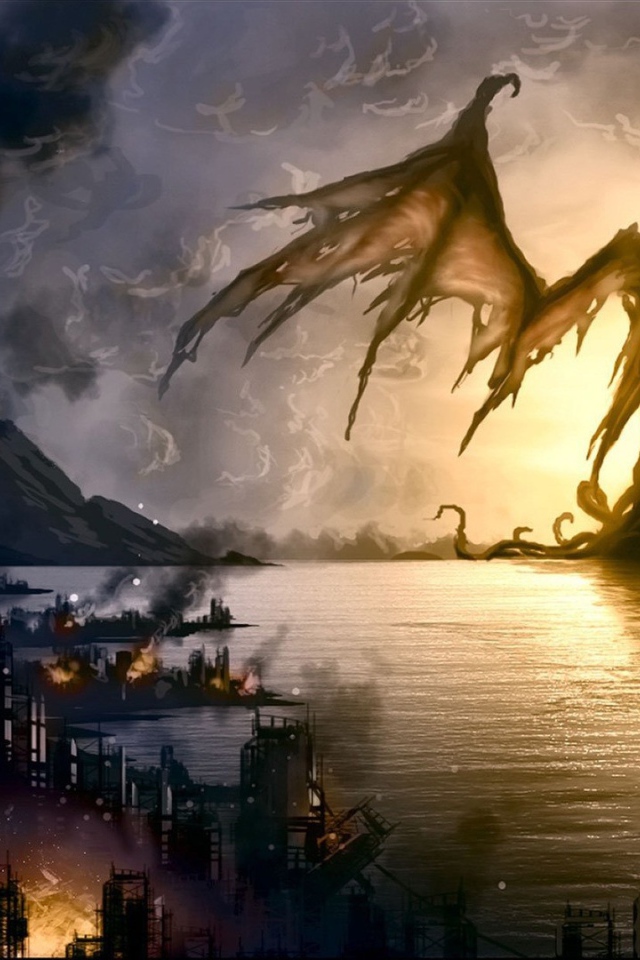 Ангел смерти разрушил прибрежный город