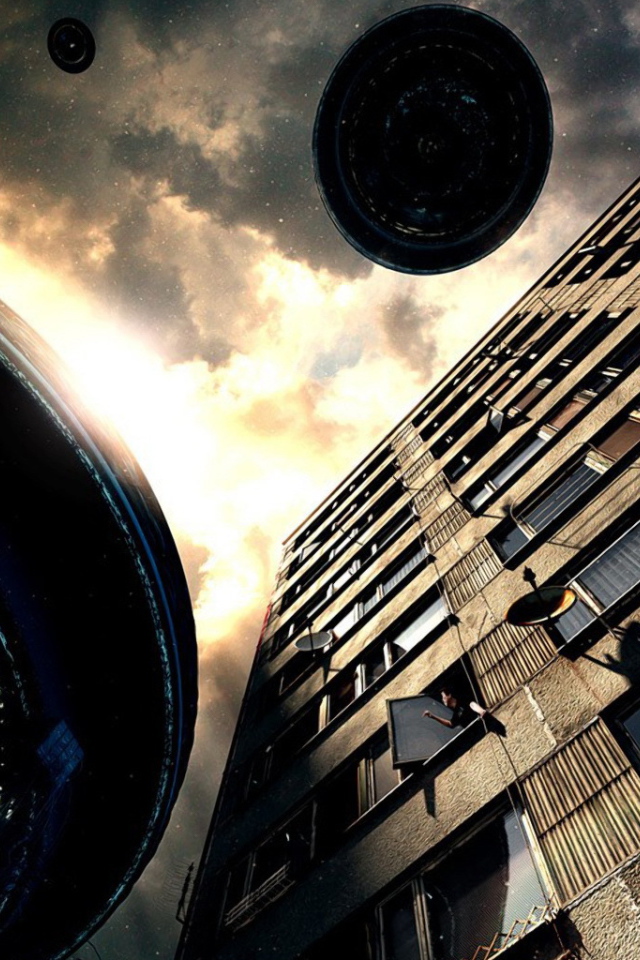 Прилет летающих тарелок