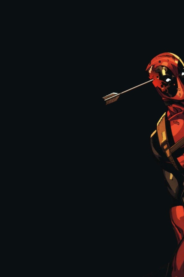 Стрела пронзила голову Дэдпула