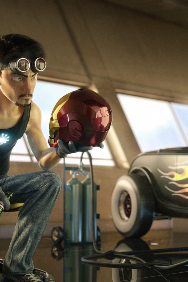 Создатель Железного человека за работой