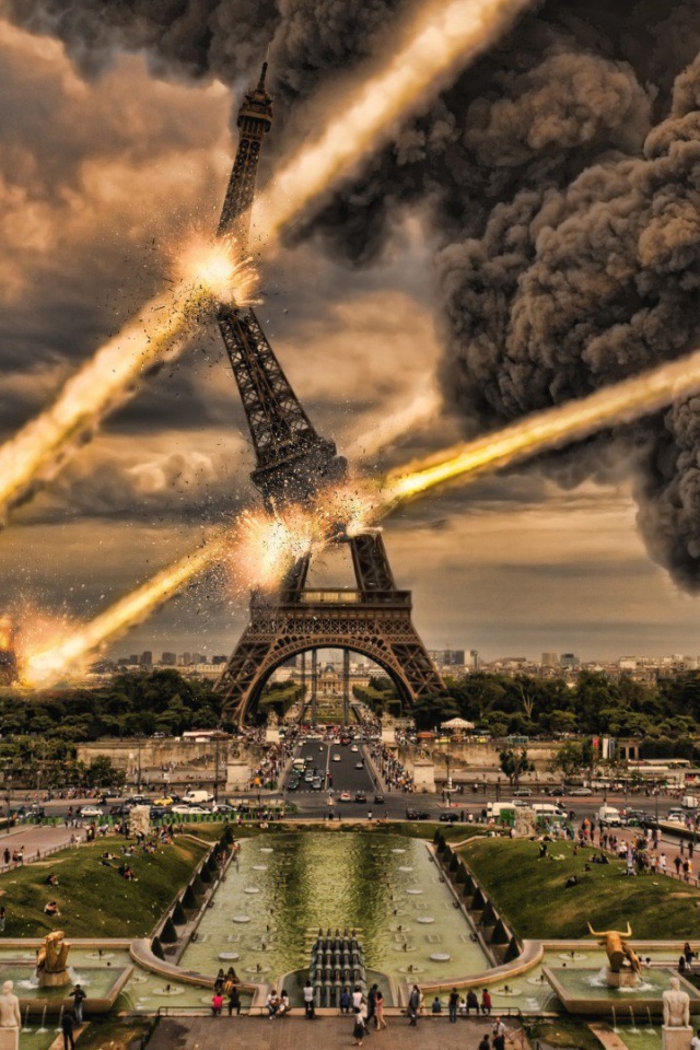 Падение метеоритов на Париж