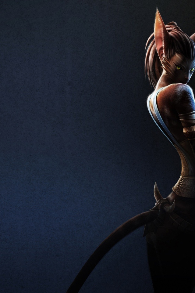 Девушка кошка, фэнтези