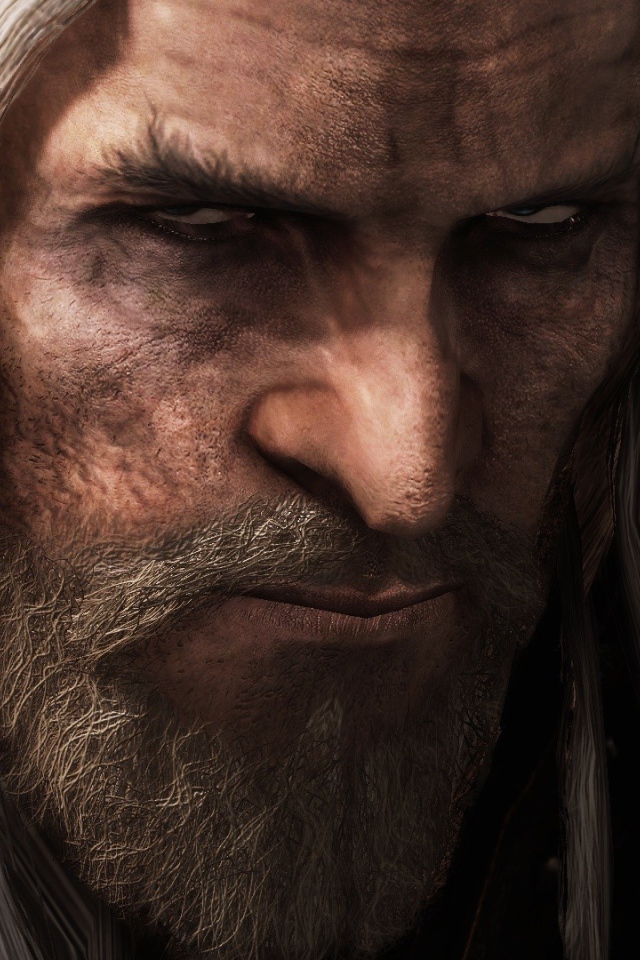 Седой маг с длинными волосами