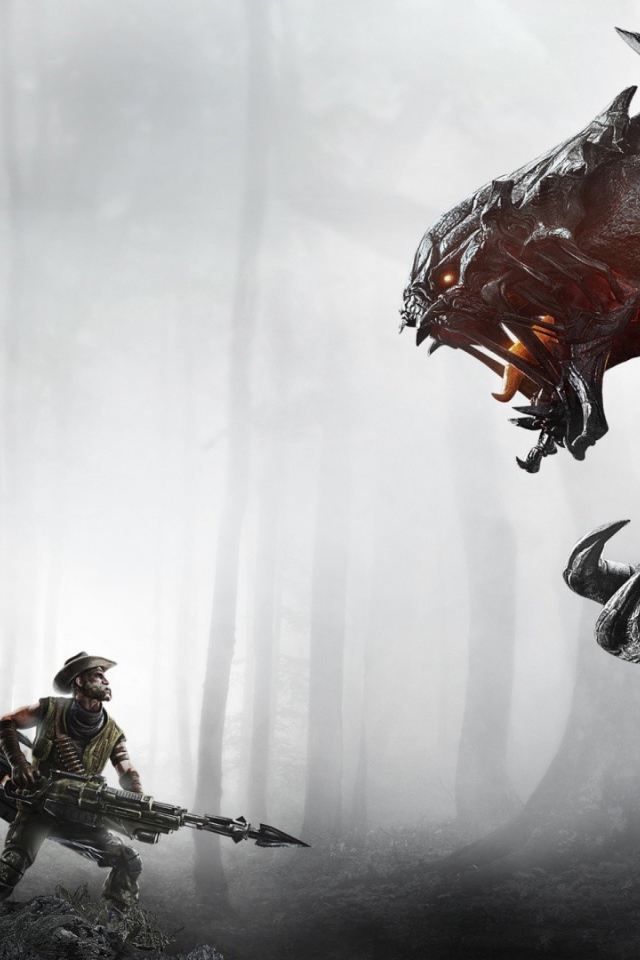 Солдаты храбро сражаются с монстром