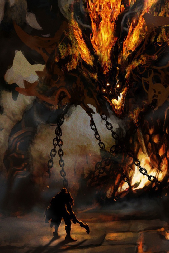 Неравная схватка с порождением демонов