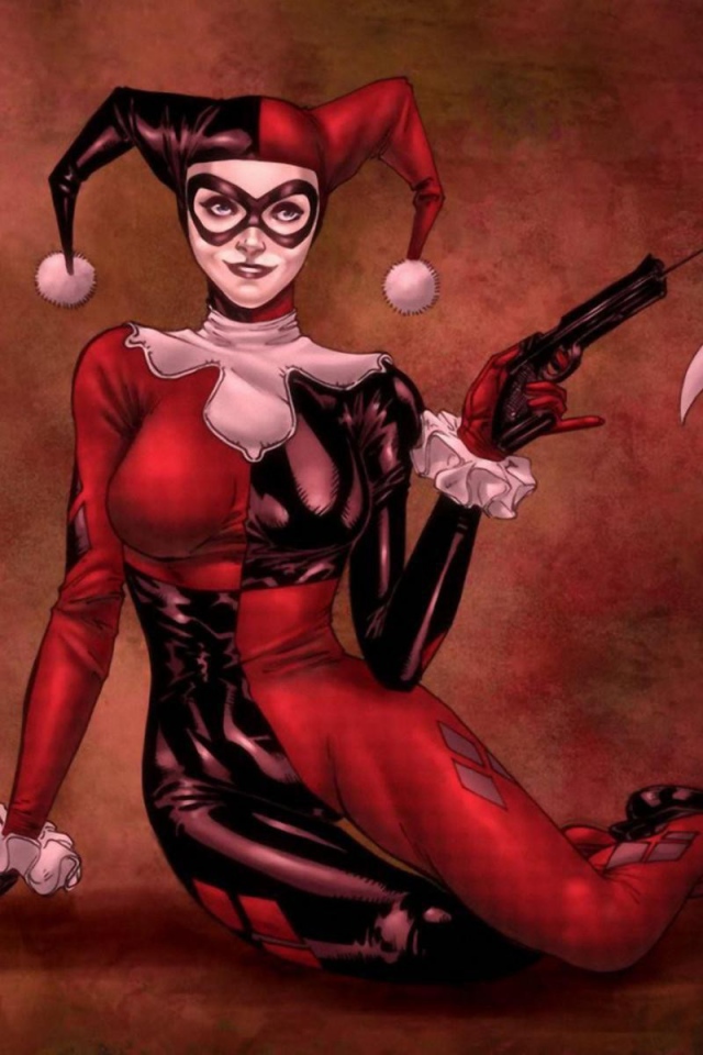 Злодейка из комиксов Харли Квинн