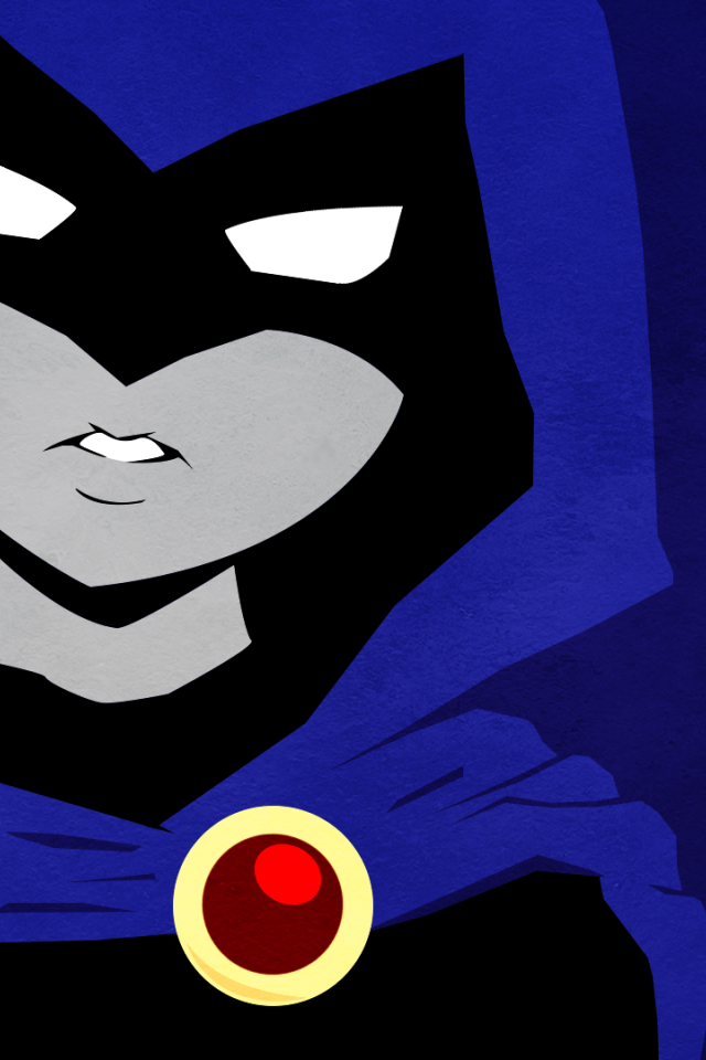 Персонаж комикса Юные Титаны в капюшоне