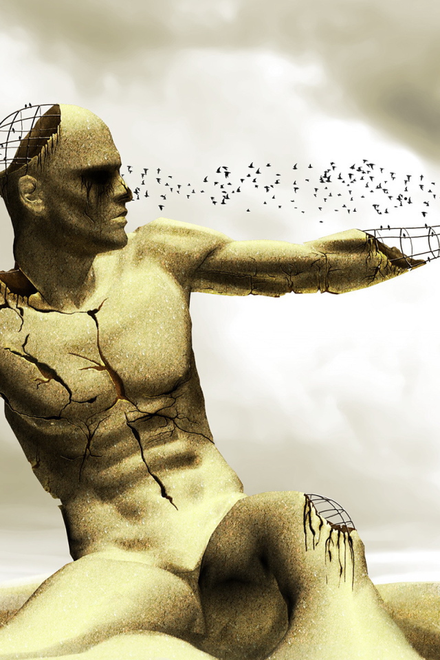 Песочный человек рассыпается