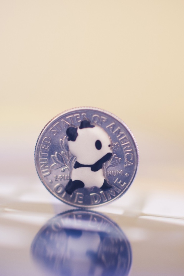 Панда на монете США