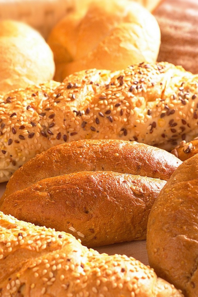 Аппетитные булочки с кунжутом