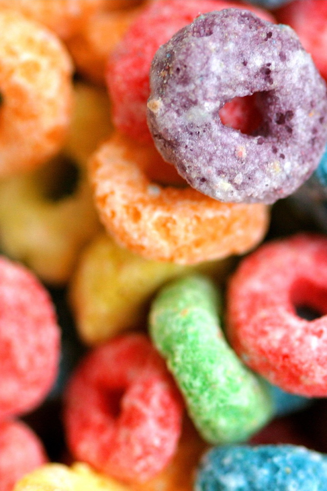 Разноцветные конфеты кольца