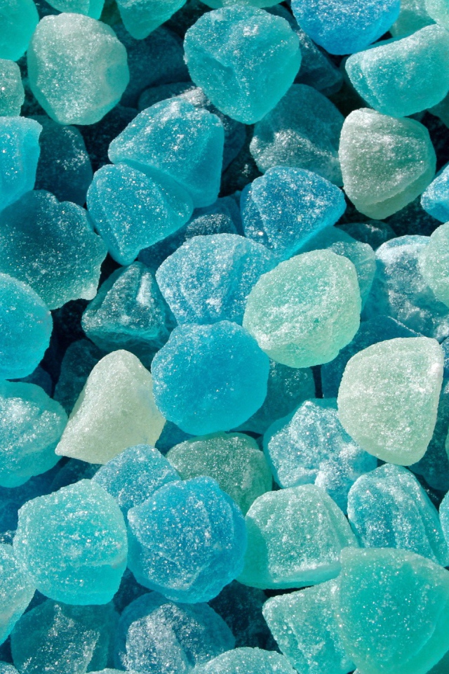 Мармеладные конфеты голубого цвета