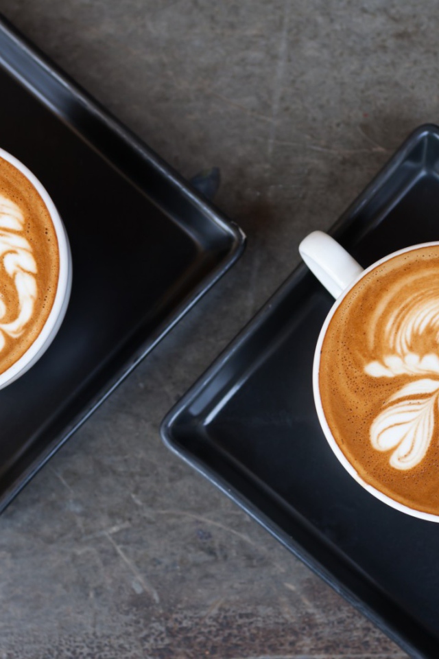 Рисунки на пенке кофе