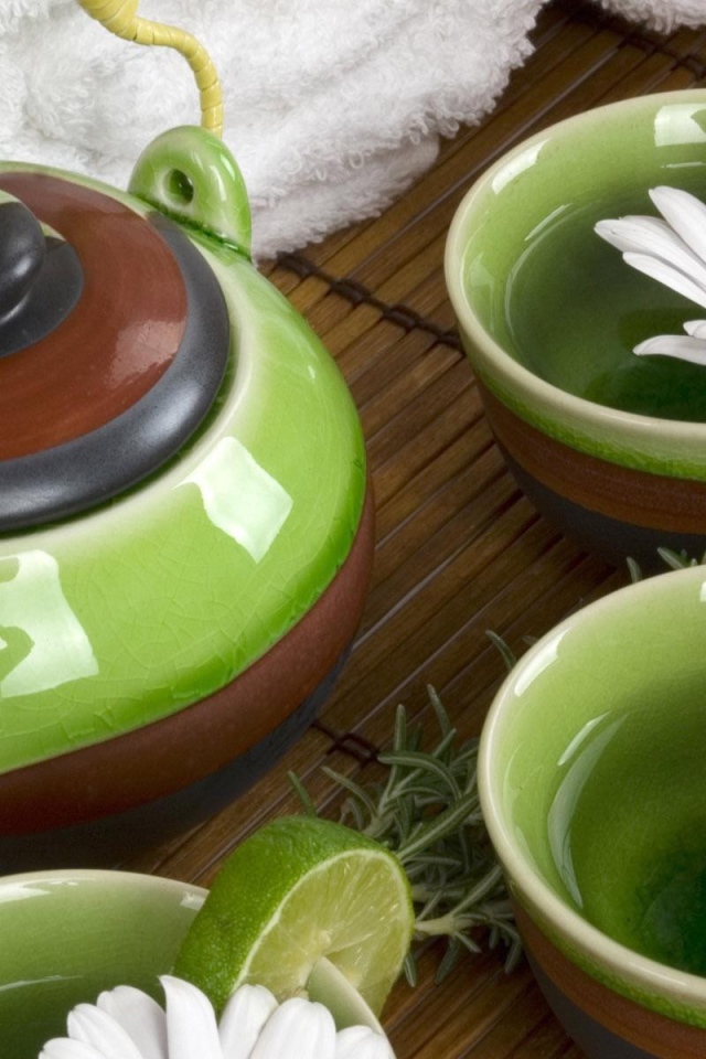 Зеленый чай с жасмином и лаймом