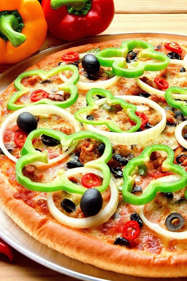 Пицца с болгарским перцем