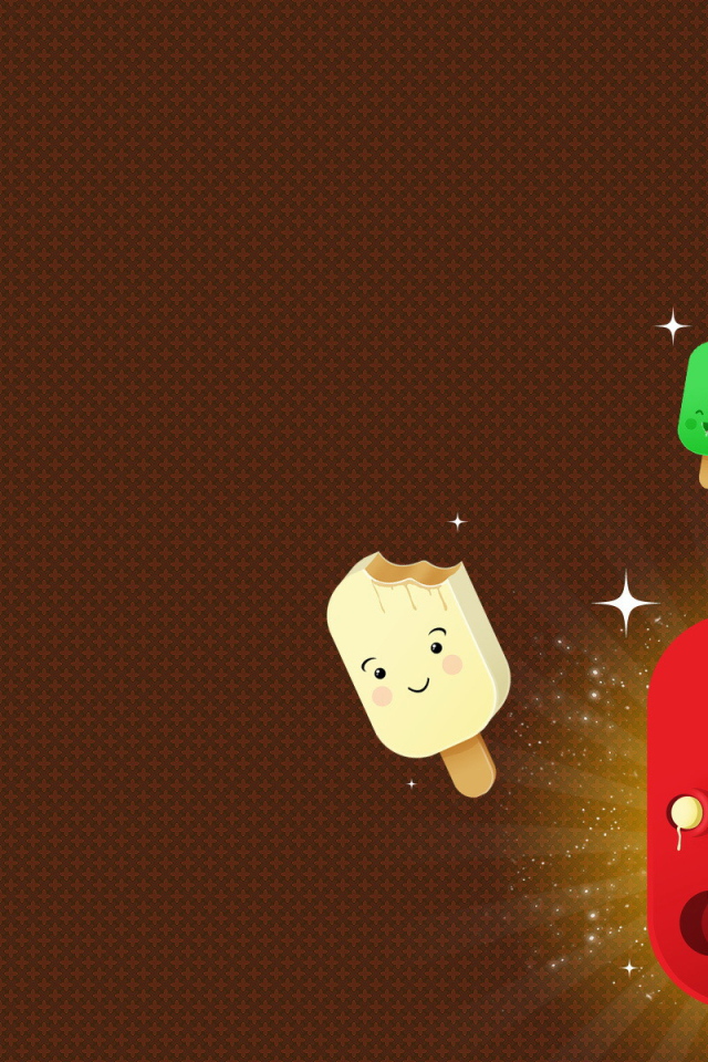 Надкушенные мороженое