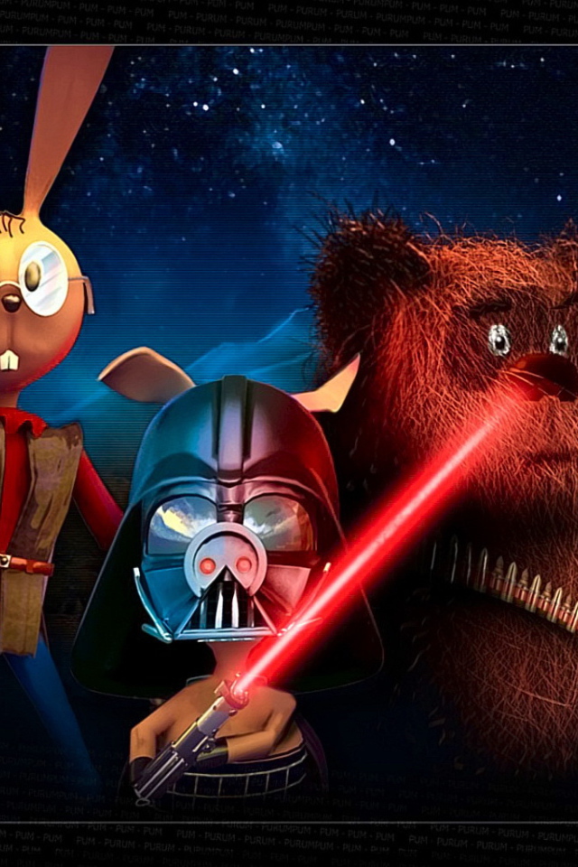 Винни пух в звездных войнах