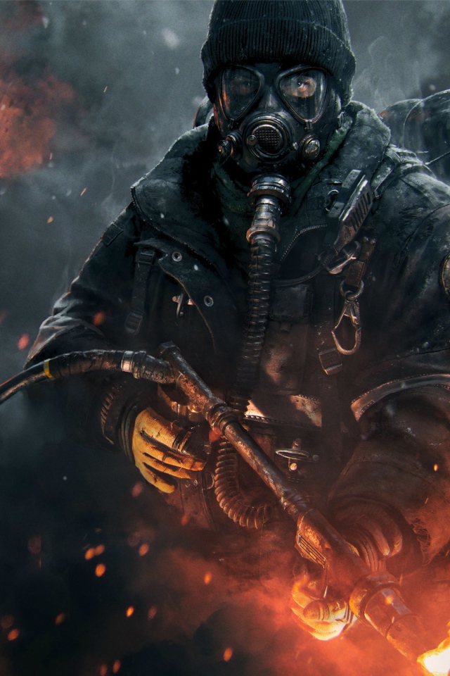 Солдат с огнеметом в игре Tom Clancy's The Division