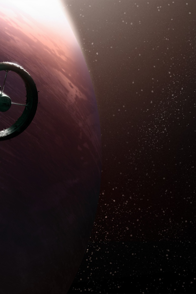 Космическая станция в игре Elite Dangerous