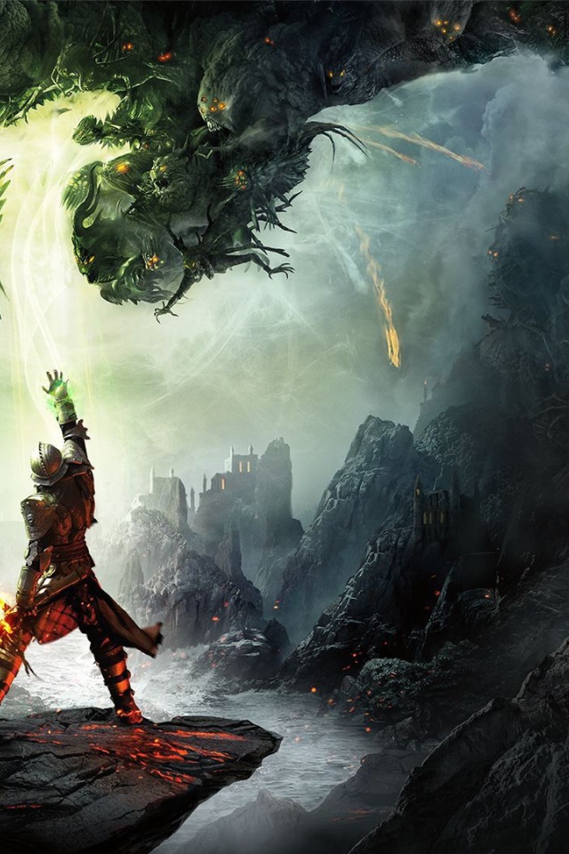 Воин с драконом, игра Dragon Age Inquisition