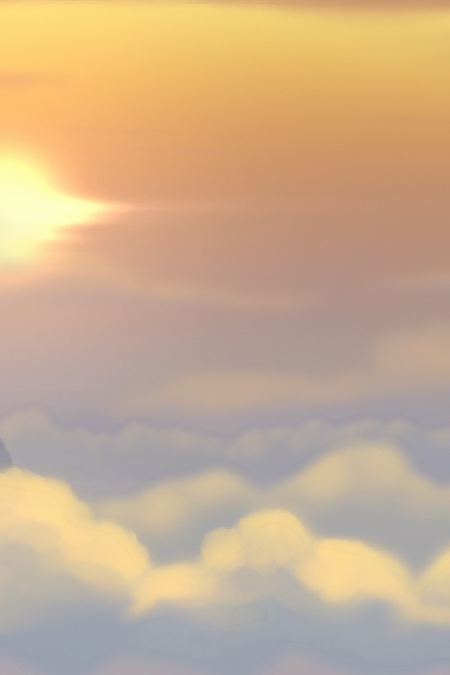 Над облаками, фон игры Bejeweled 3