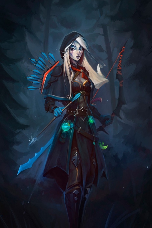 Лучница в игре Dota 2