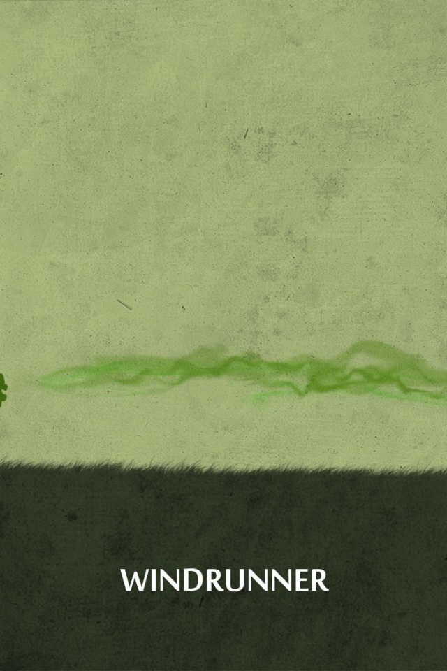 Лучник Windrunner из игры Дота