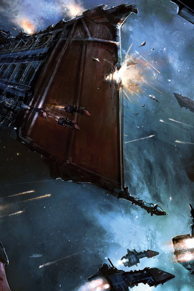 Сражение космических кораблей в игре