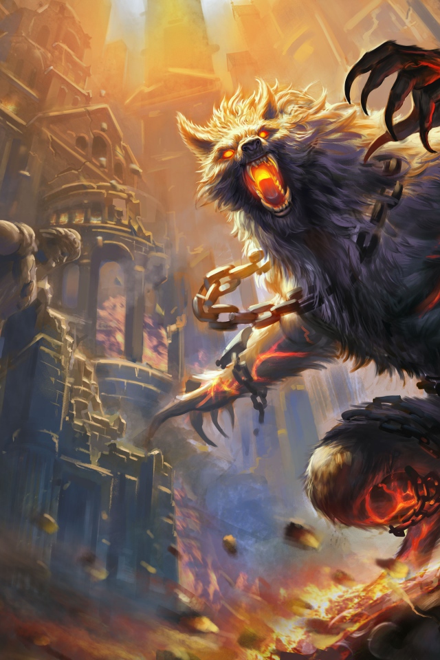 Зверь Фенрир в игре Smite