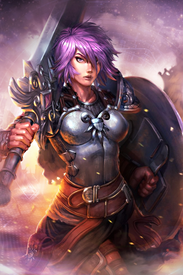 Беллона с мечом в игре Smite