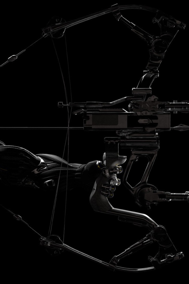 Черный лучник в игре Crysis 3