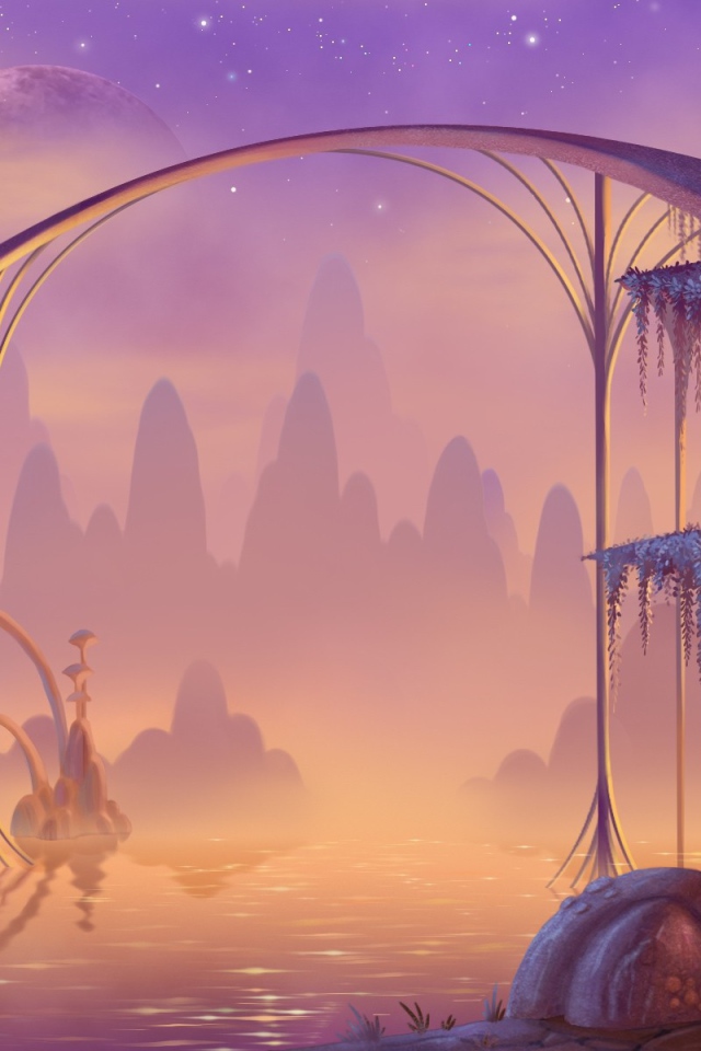 Мост, фон игры Bejeweled 3