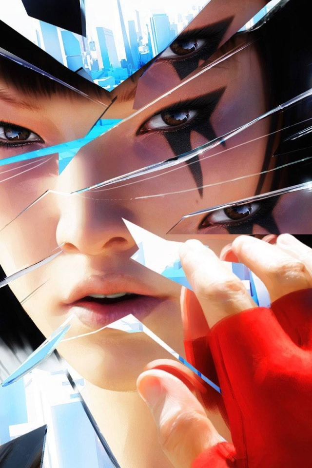 Разбитое зеркало в игре Mirror's Edge