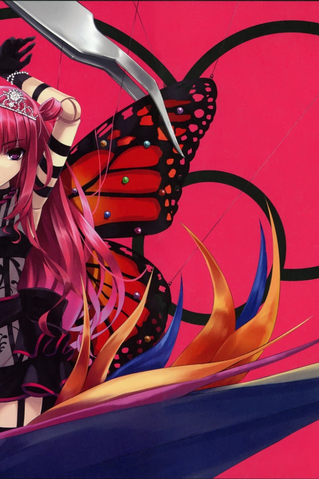 Девушка бабочка из музыкальной игры Beatmania