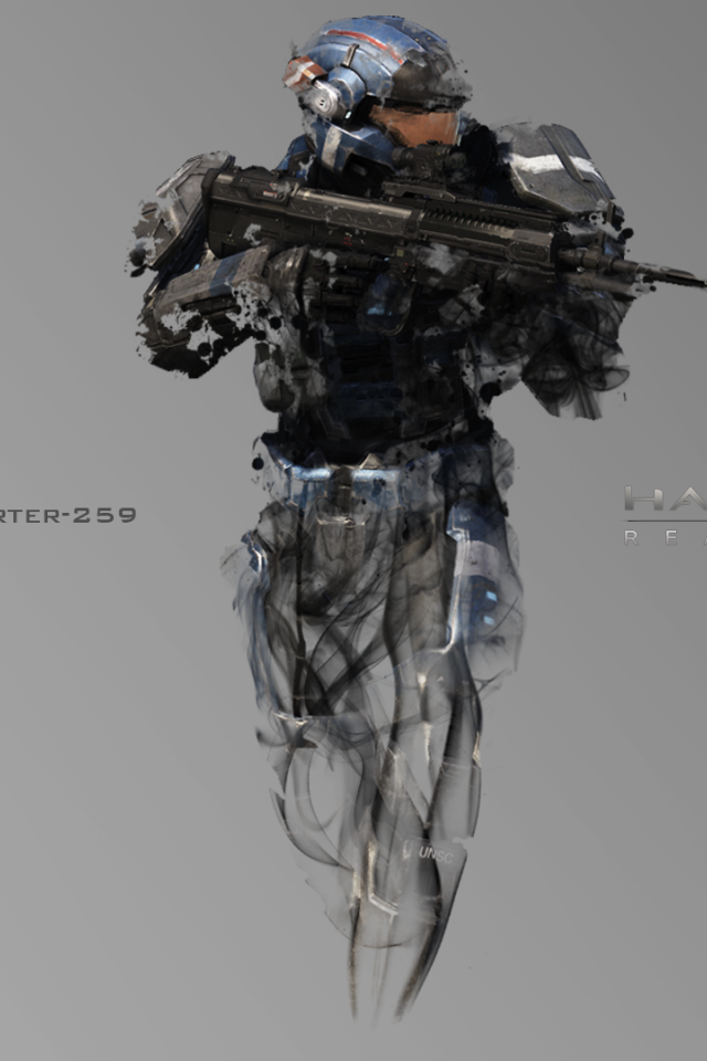 Воин Картер 259 из игры Хало