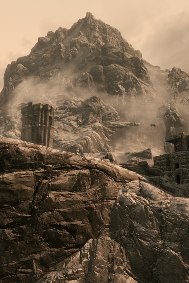 Замок в горах, игра The Elder Scrolls V Skyrim