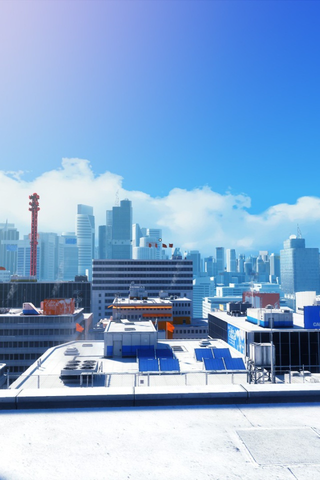 Город в игре Mirror's Edge