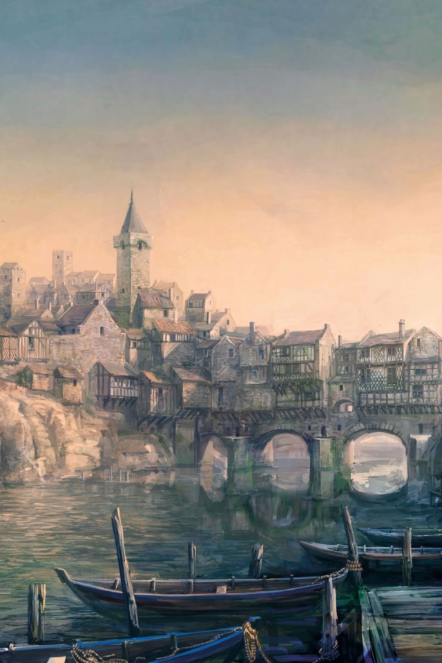 Город в игре The Witcher 3 Wild Hunt