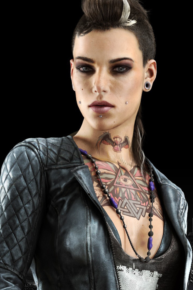 Девушка Клара из игры Watch Dogs